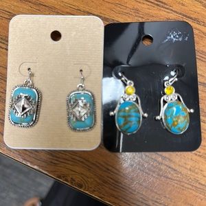 2 pair earrings